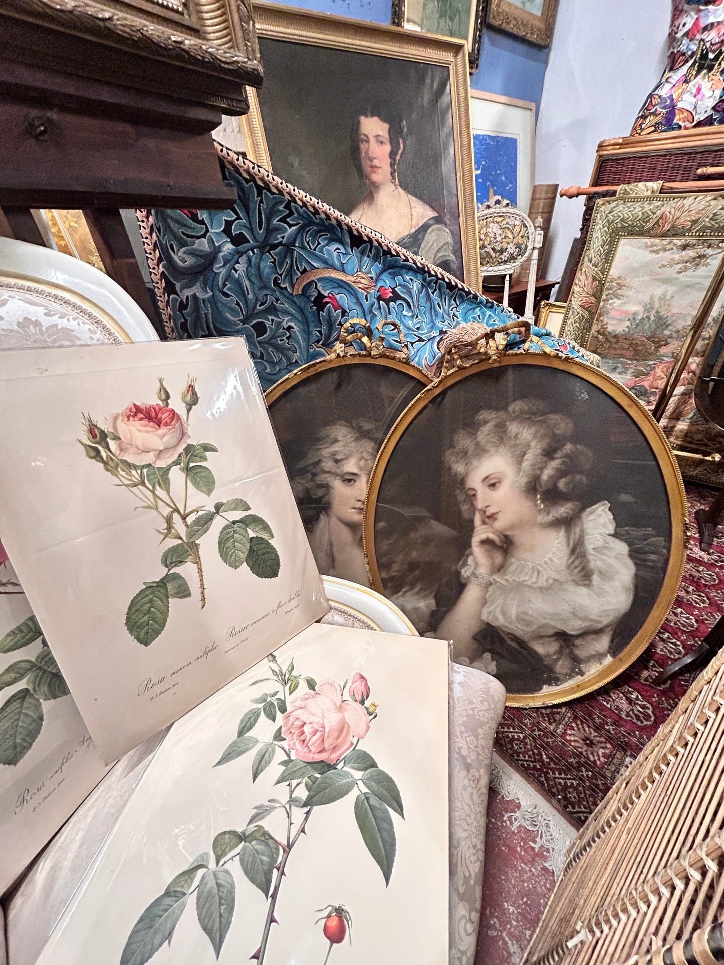 20th Century - Pair of Large Portrait Framed Prints by Reynolds & Raeburn - Room Four