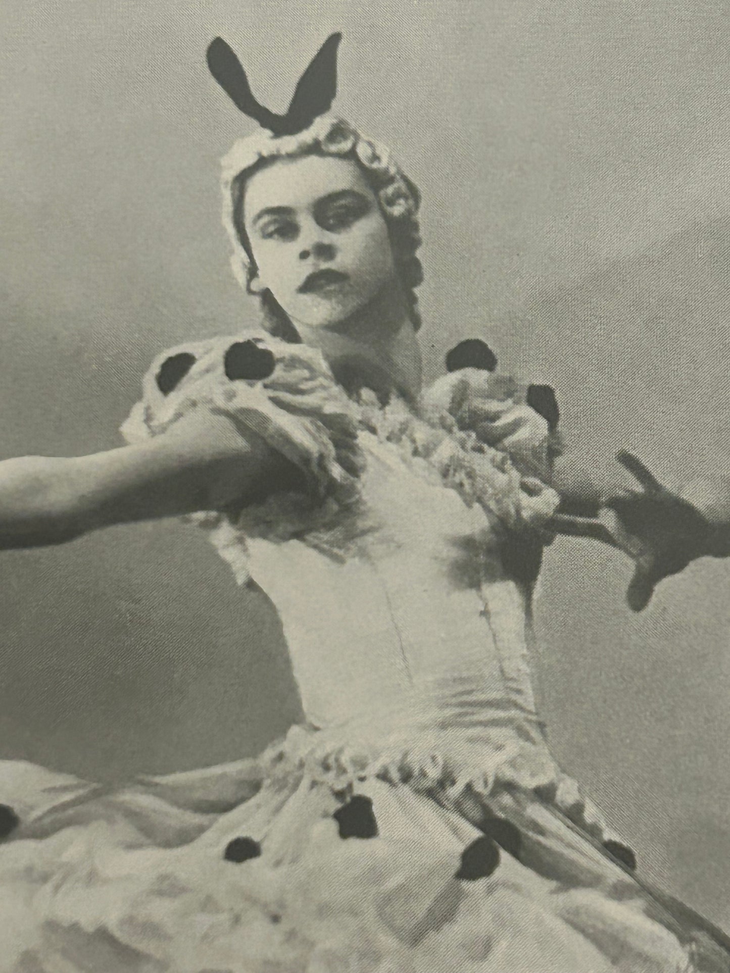 Julia Farron - The Breadcrumb Fairy /Black & White Camera Studies Vintage Ballet Print/Sleeping Beauty