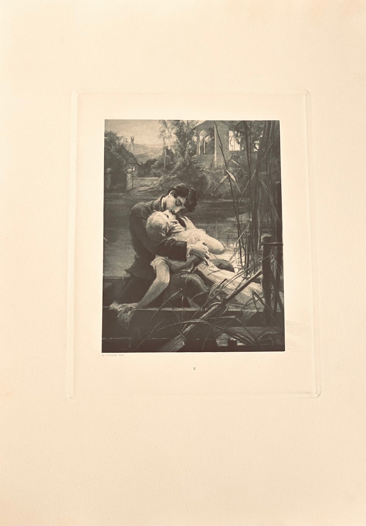 Max Pirner -Antique Print | Démon Láska, Prague 1893 In Full Flower / V Rozkvetu - Plate V