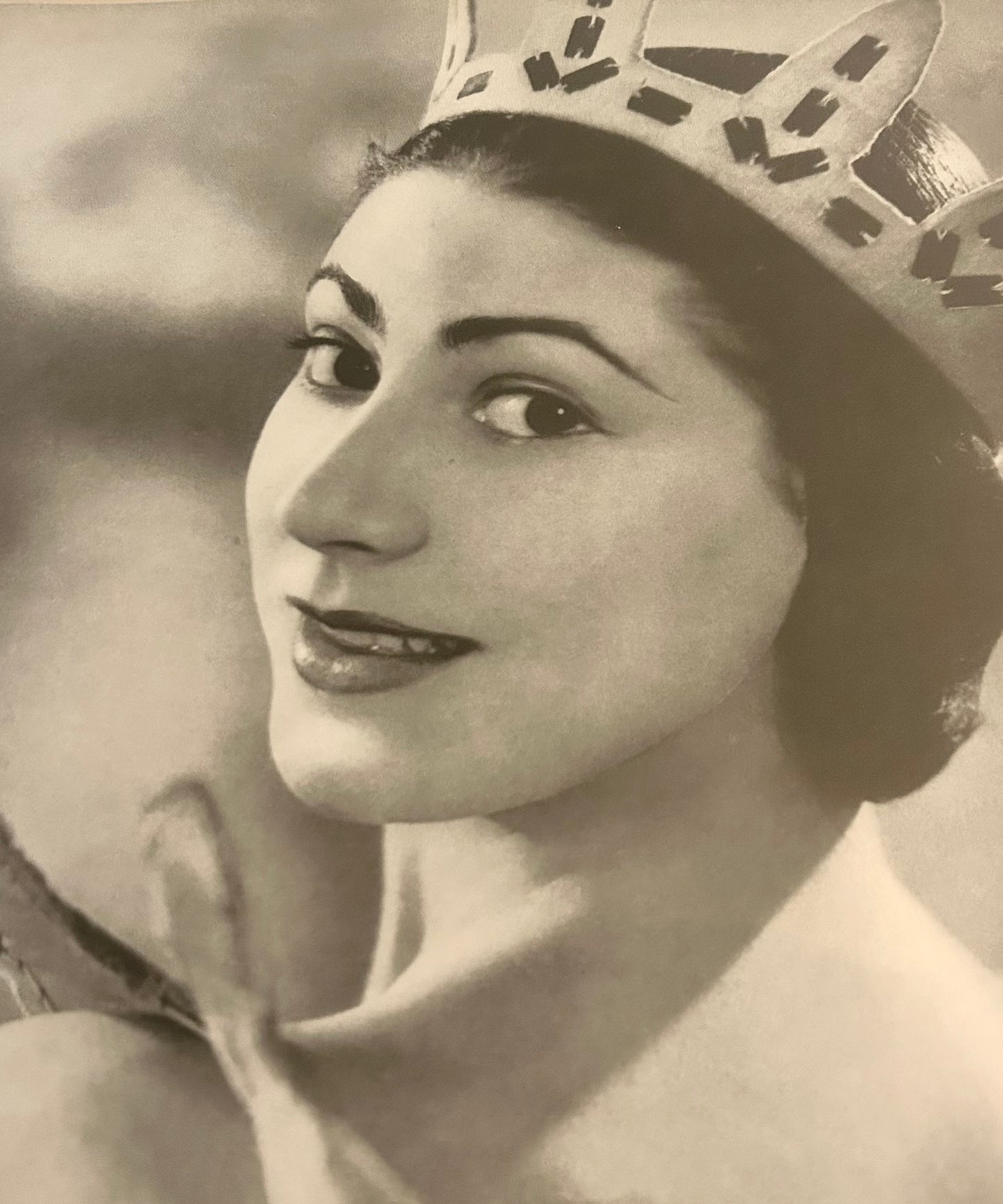 Black & White Camera Studies Vintage Ballet Print - Sleeping Beauty Margot Fonteyn