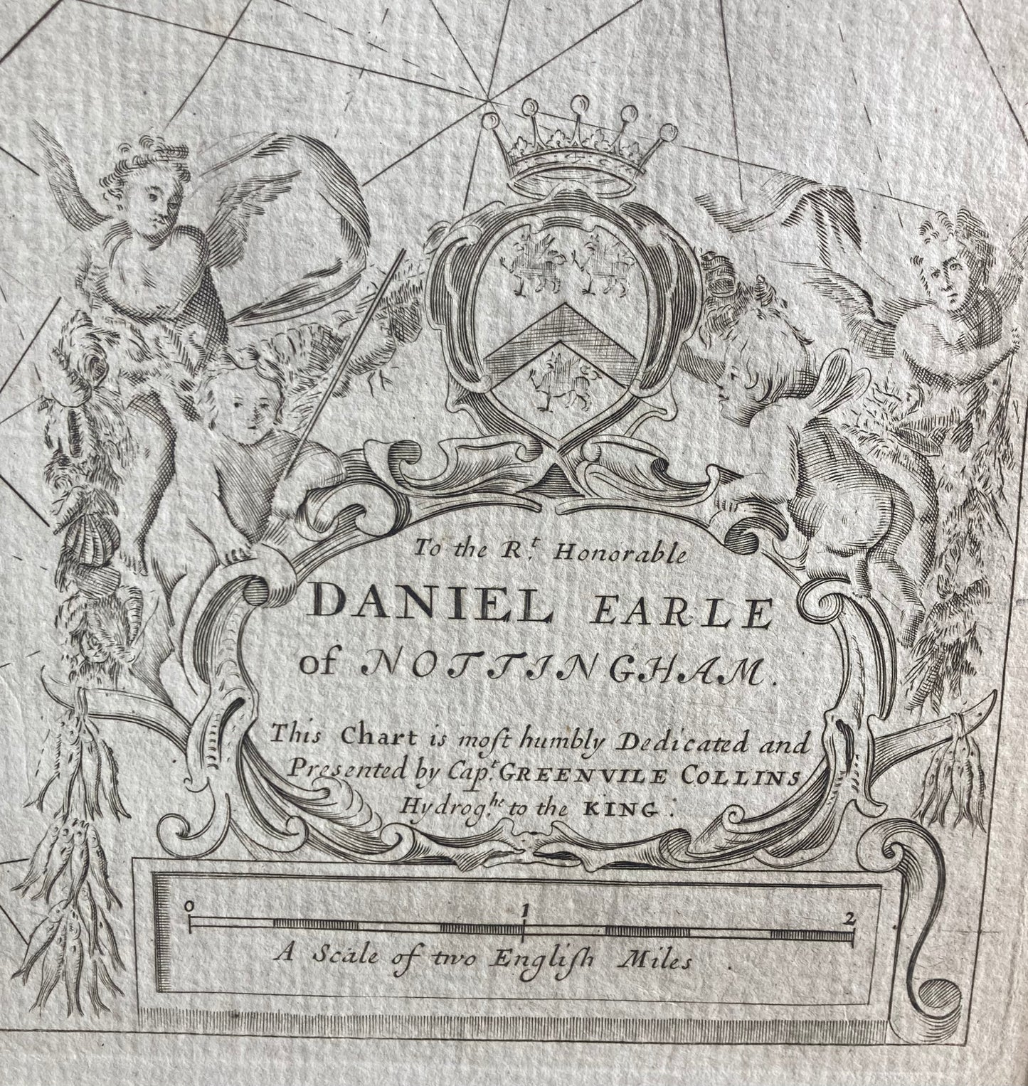 Antique Sea Chart – Shetland Isles by Greenville Collins (published 1693–1764)