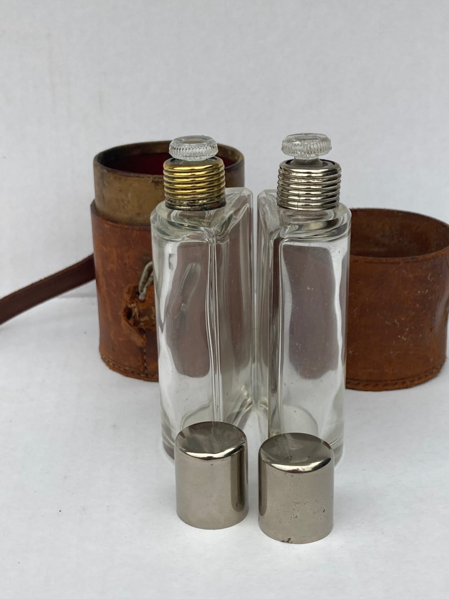 Antique Travelling Cologne Bottles - Room Four