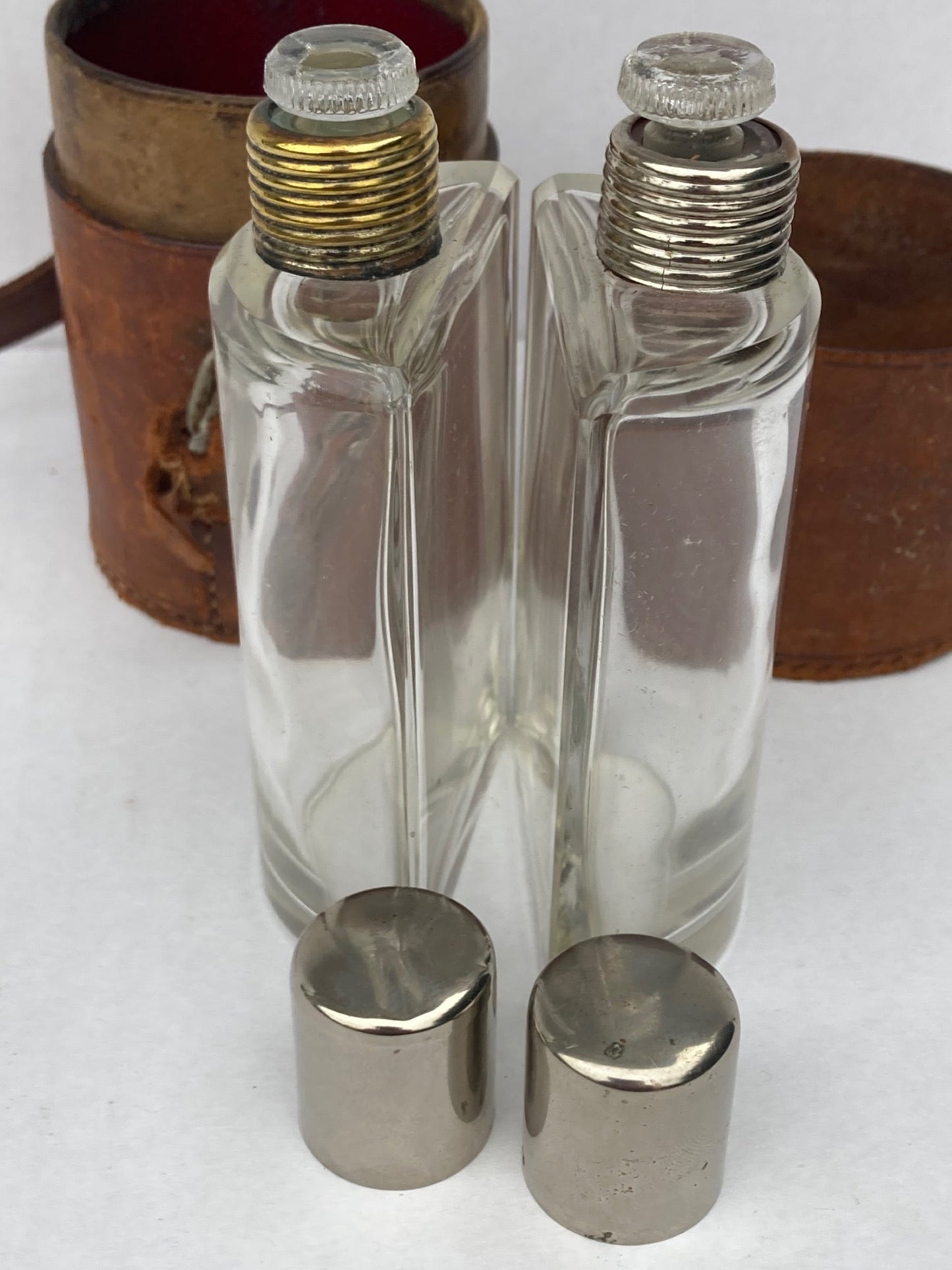 Antique Travelling Cologne Bottles - Room Four