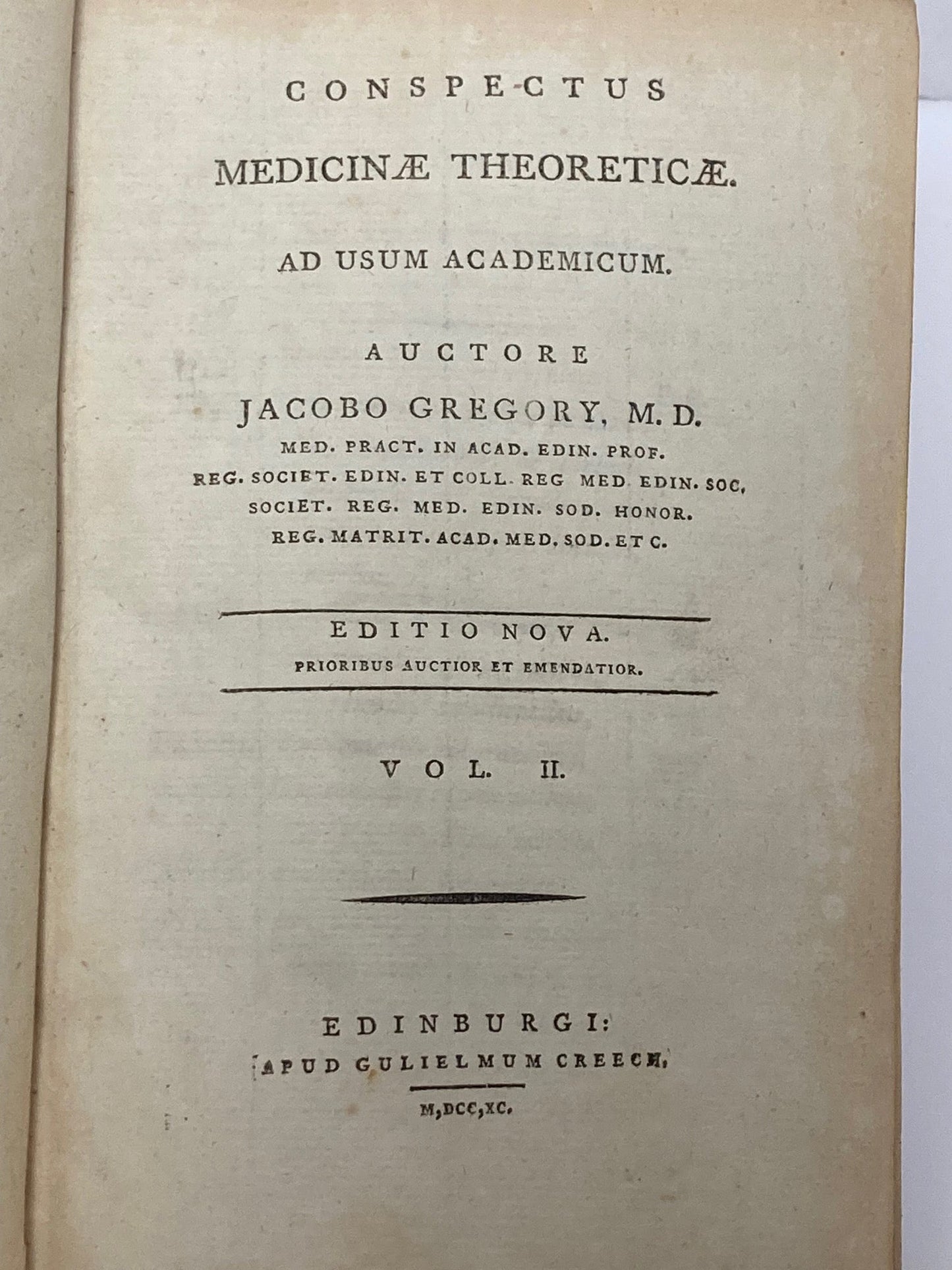 Conspectus Medicinae Theoreticae c.1790 - Room Four