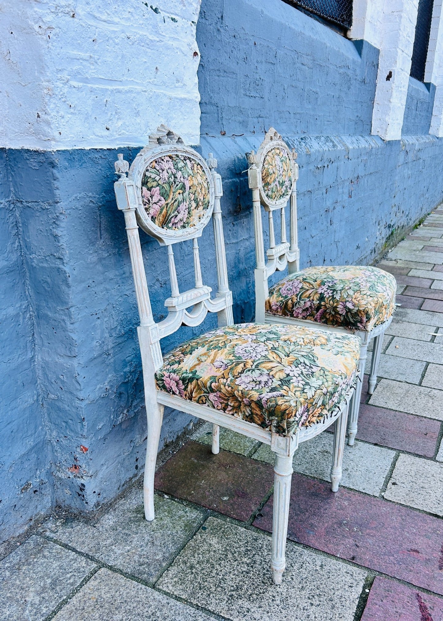 Early 20th Century French Louis XVI Chairs, a pair - Room Four