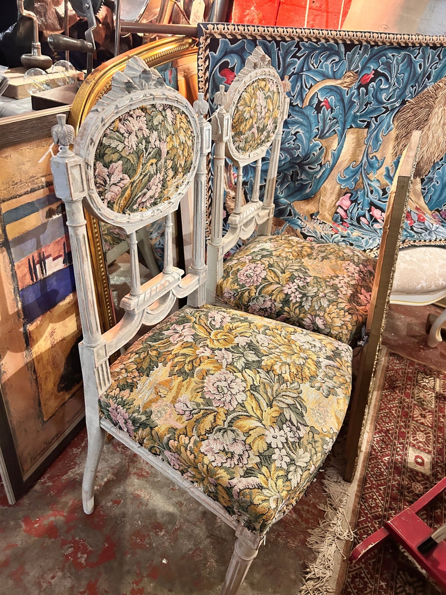 Early 20th Century French Louis XVI Chairs, a pair - Room Four