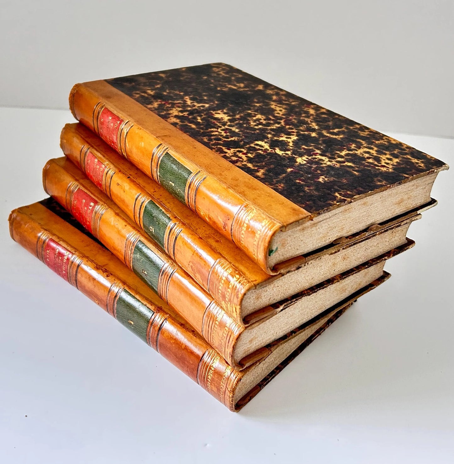 La Théologie Affective – Saint Thomas en Méditation – L. Bail – 1855 Paris – Complete 4 Volume Antique Catholic Book Set