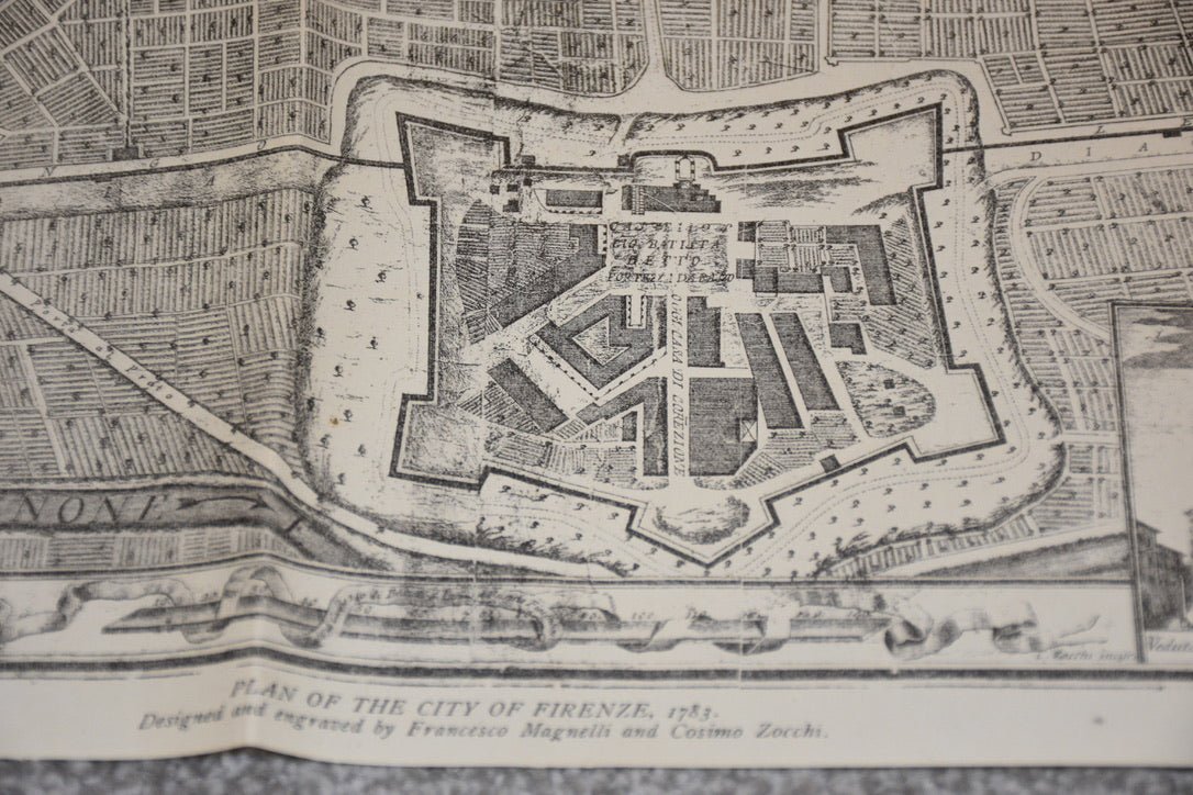 Pianta Della Citta Di Firenze Rilevata Esattamente Nell Anno 1783 - Room Four