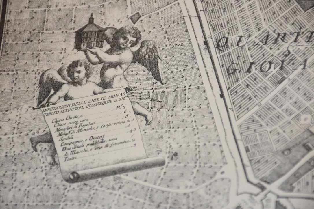 Pianta Della Citta Di Firenze Rilevata Esattamente Nell Anno 1783 - Room Four