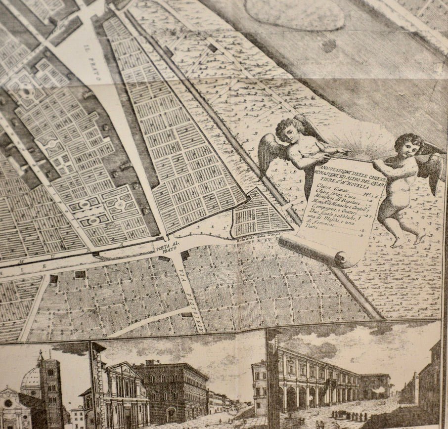 Pianta Della Citta Di Firenze Rilevata Esattamente Nell Anno 1783 - Room Four