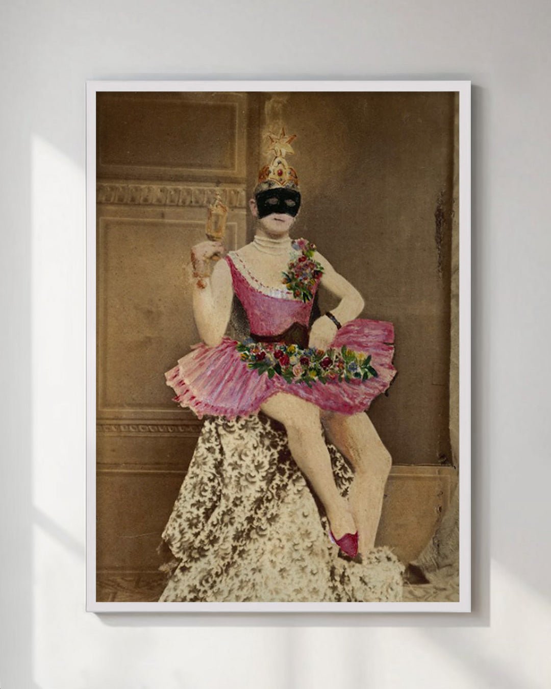 Pink Tutu Vintage Wall Art Print - Room Four