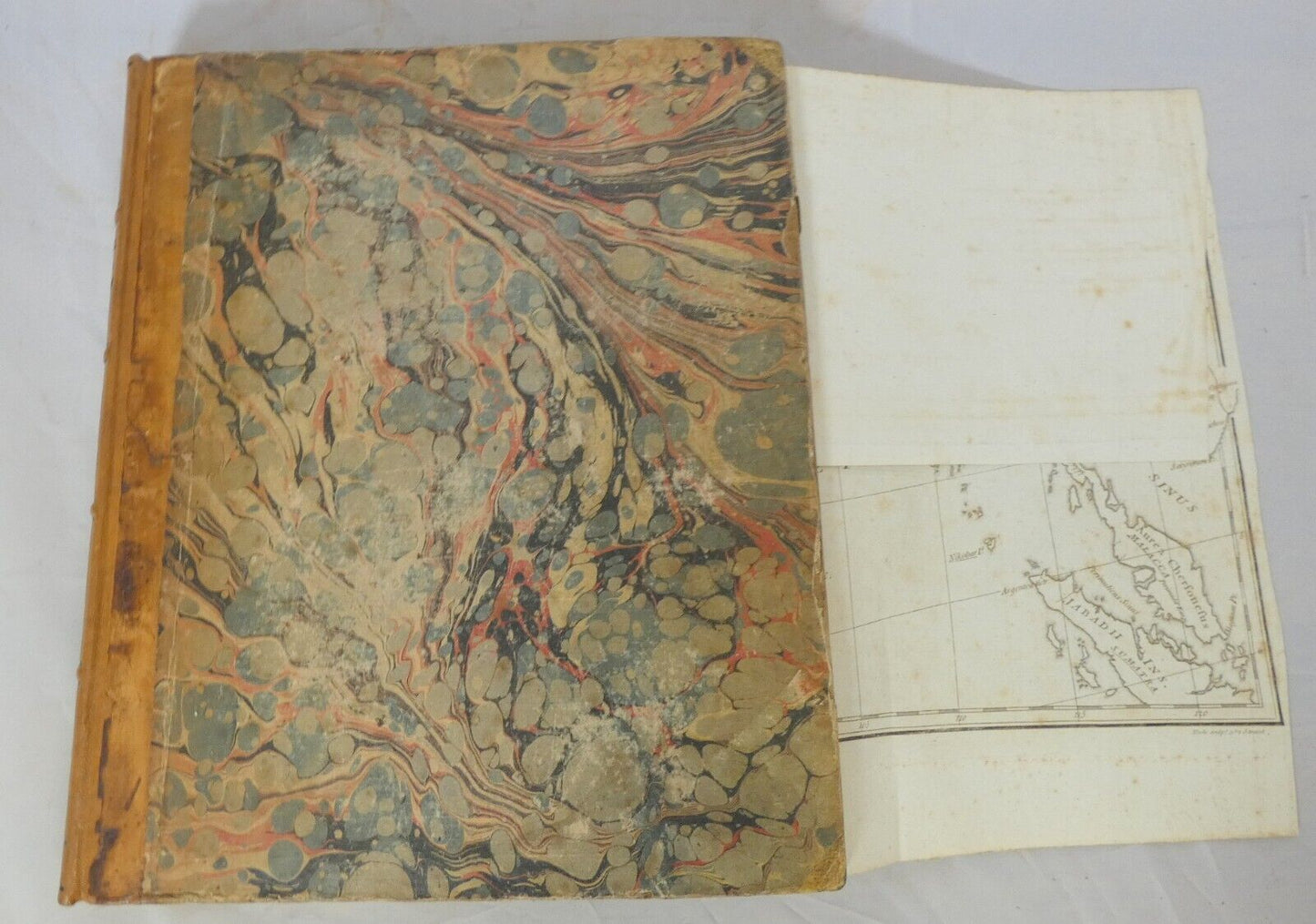 Progress of Trade prior to Cape of Good Hope Antique Book with Map - Room Four