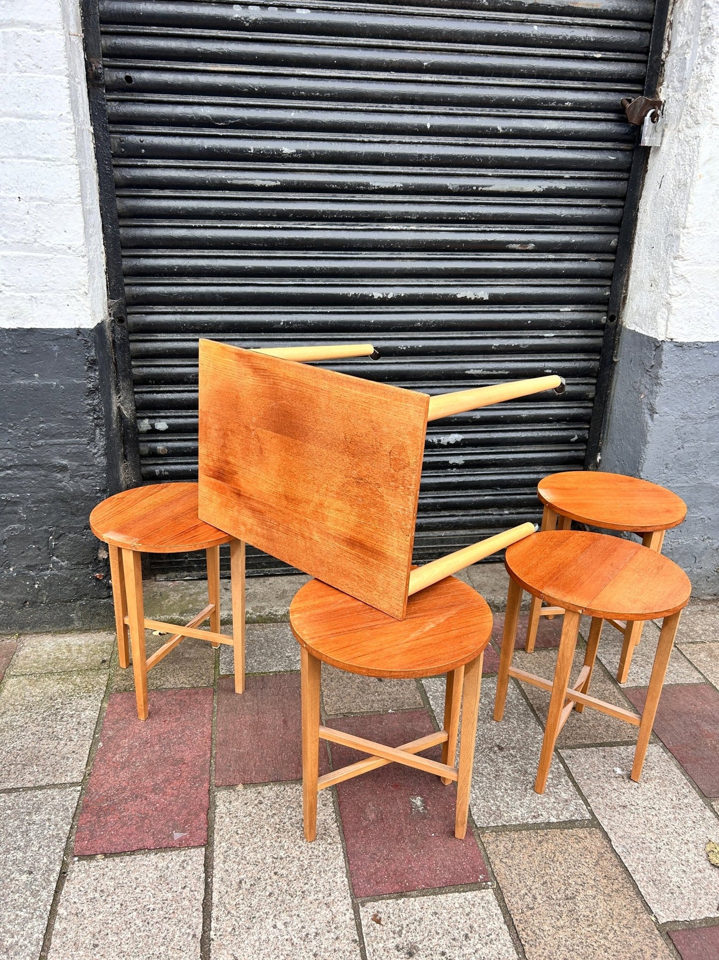 SOLD OUT - Mid Century Designer Nest of Tables - Room Four