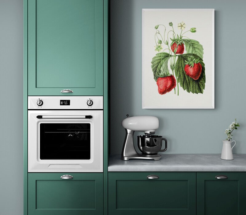Strawberry Fruit Plant Vintage Wall Art Print - Room Four
