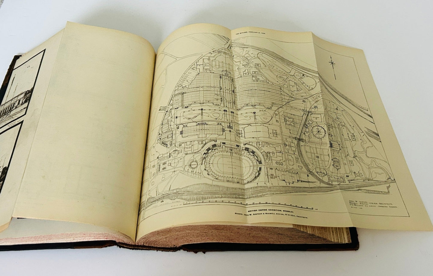 The Builder Antique Bound Volume CXXVI - January to June 1924 Architecture - Room Four