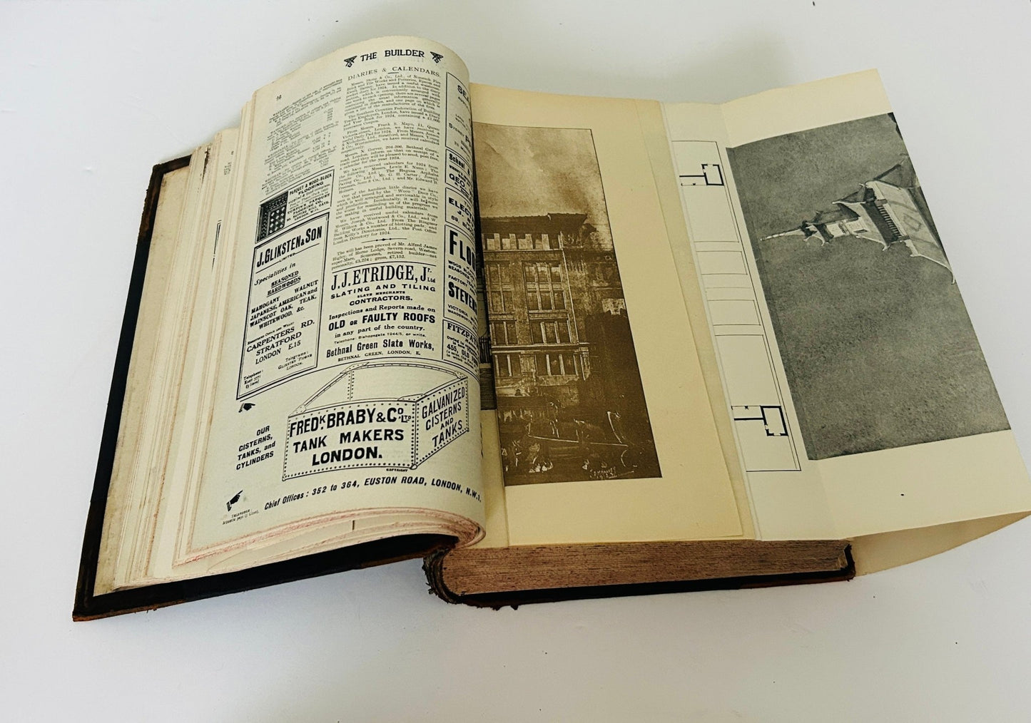 The Builder Antique Bound Volume CXXVI - January to June 1924 Architecture - Room Four