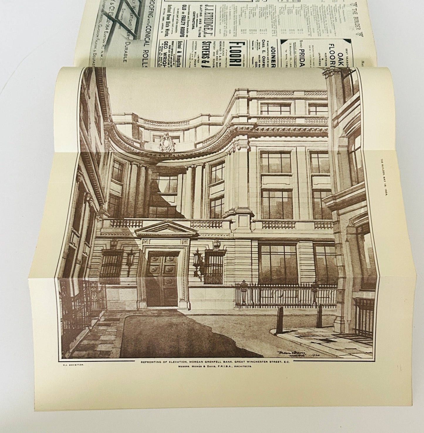 The Builder Antique Bound Volume CXXVI - January to June 1924 Architecture - Room Four