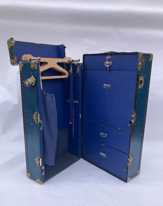 "THE VICTOR" Steamer Trunk / wardrobe, 1920's - Room Four