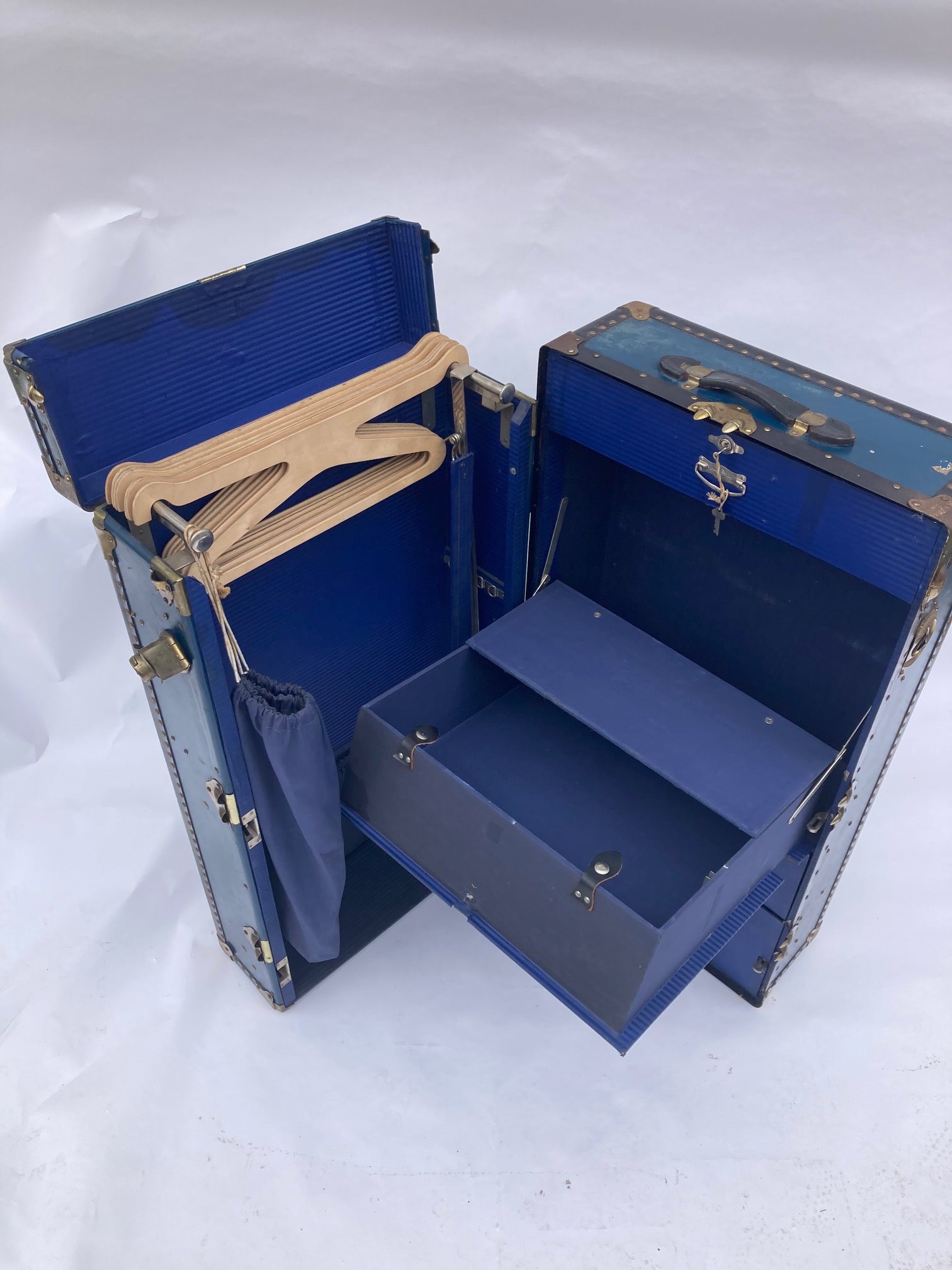 "THE VICTOR" Steamer Trunk / wardrobe, 1920's - Room Four