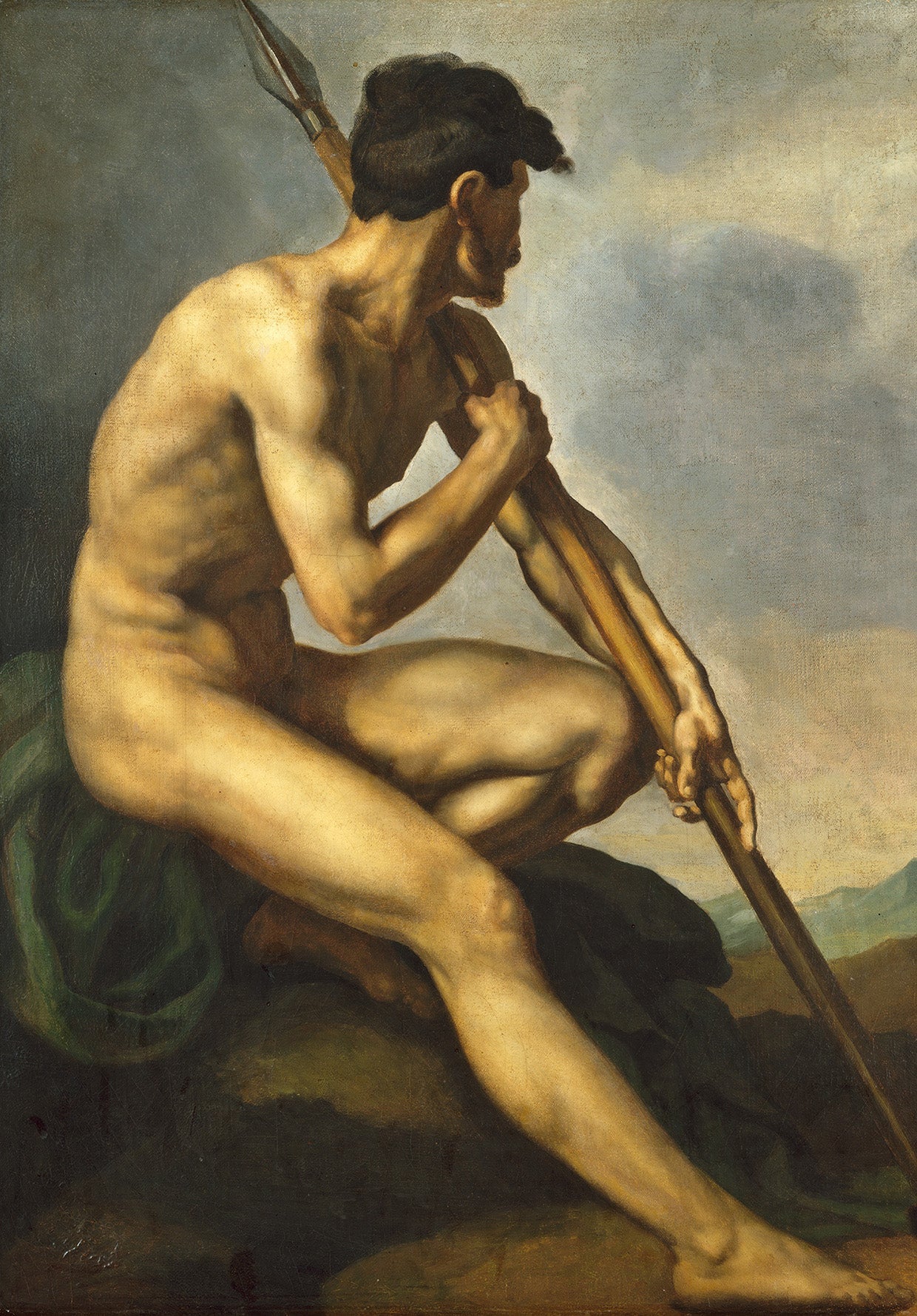 The Warrior Male Nude Wall Art Print - Room Four