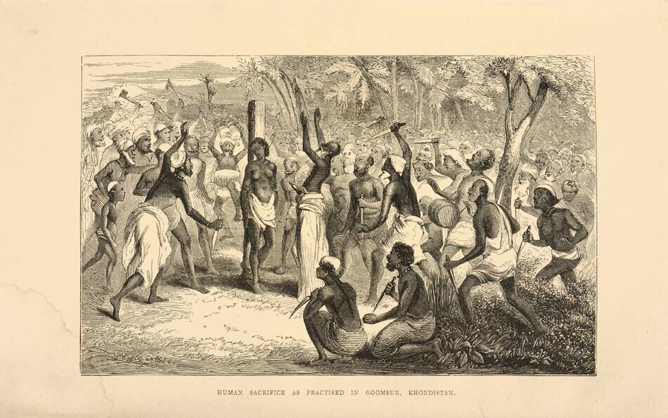 Tribes of Khondistan Suppression of Human Sacrifice 1864 - Room Four