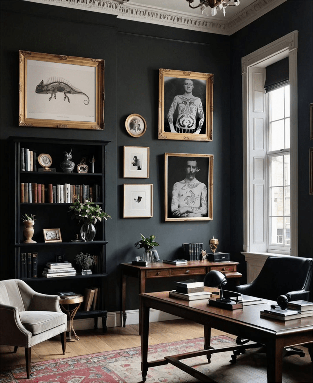 Victorian Tattoo Wall Art Print - Vintage Body Art - Room Four