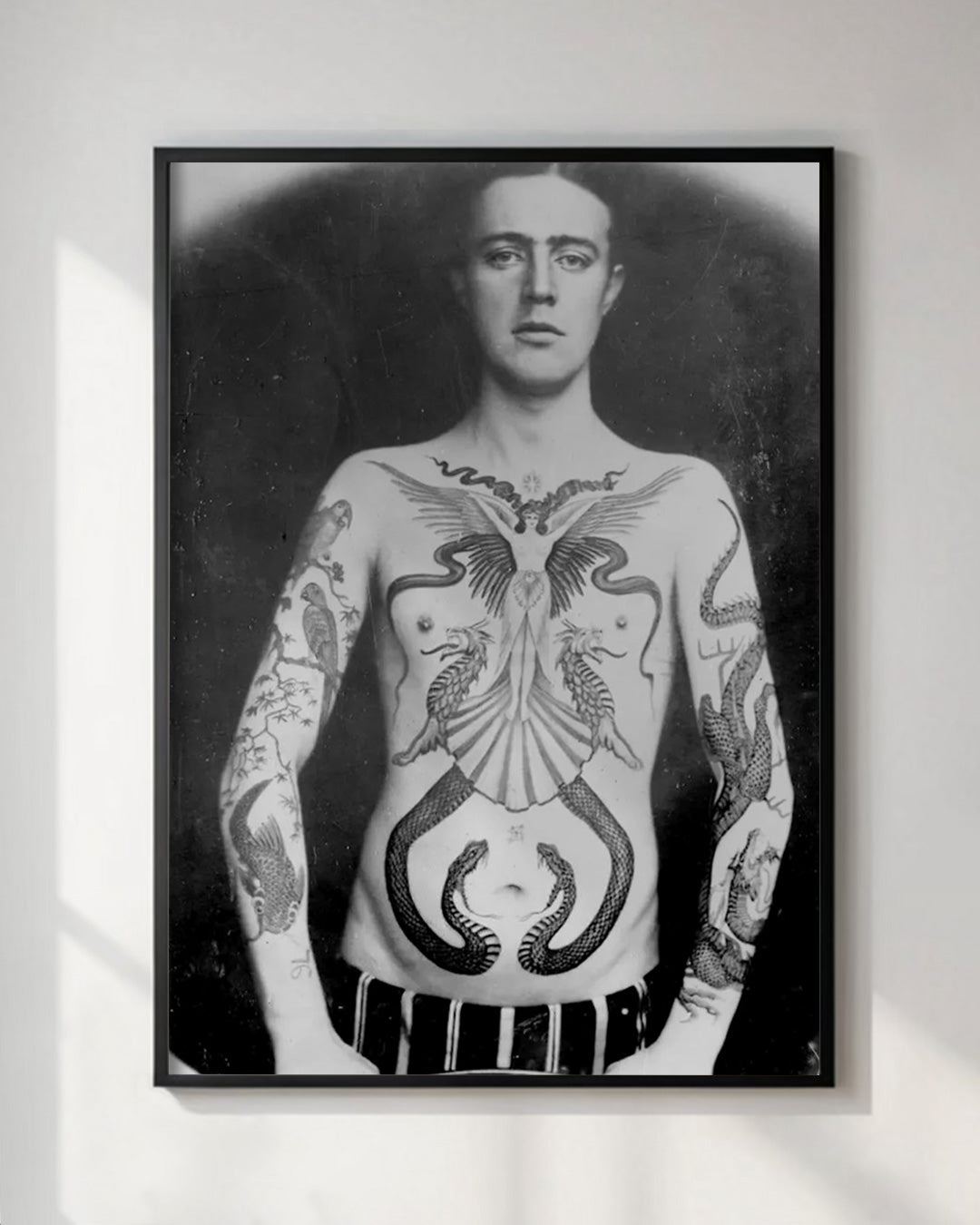 Victorian Tattoo Wall Art Print - Vintage Body Art - Room Four