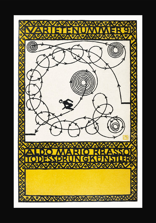 Vintage Wall Art Print - "Leap of Death" Artist - Room Four