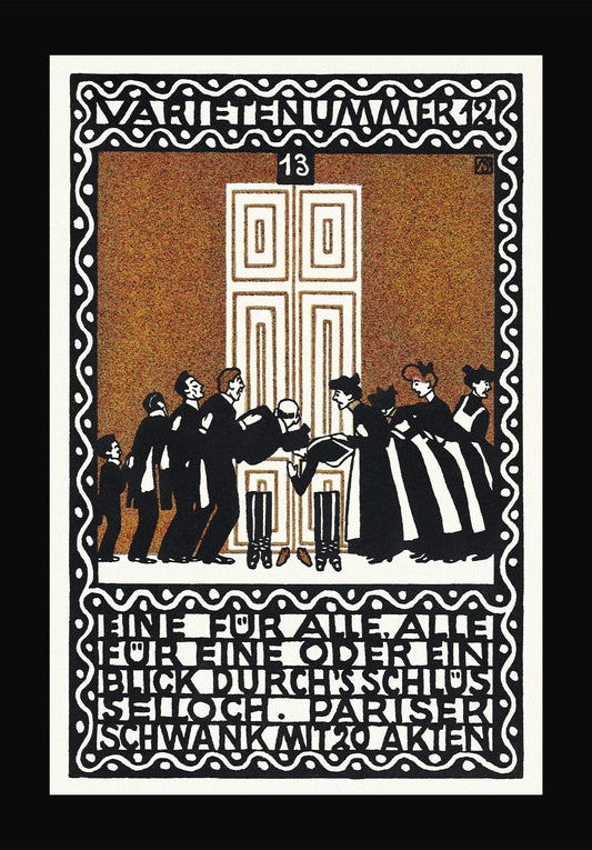 Vintage Wall Art Print - "One for All ! " - Room Four