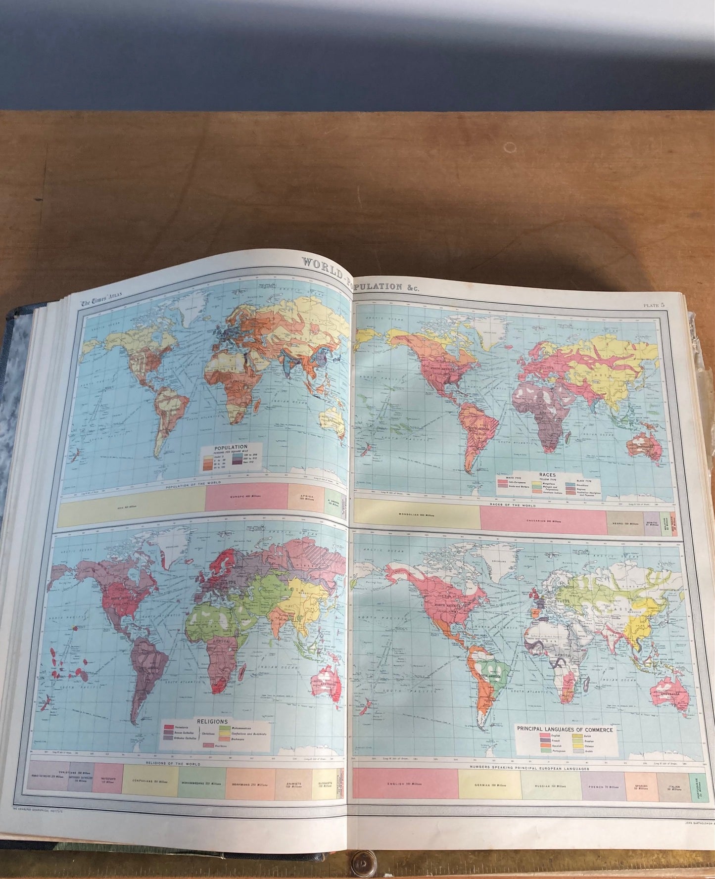 WORLD ATLAS, SELFRIDGE EDITION, 1922