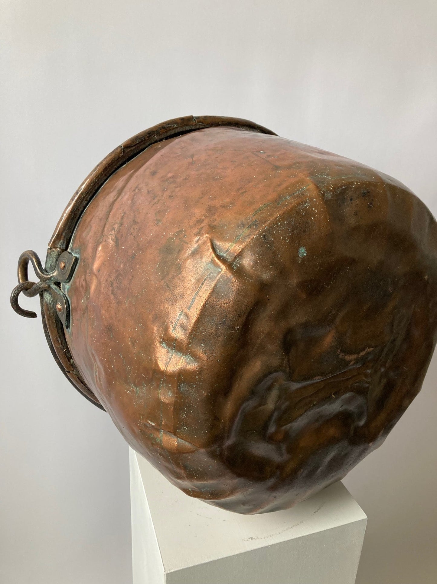 Antique Copper coal / log bin - Room Four
