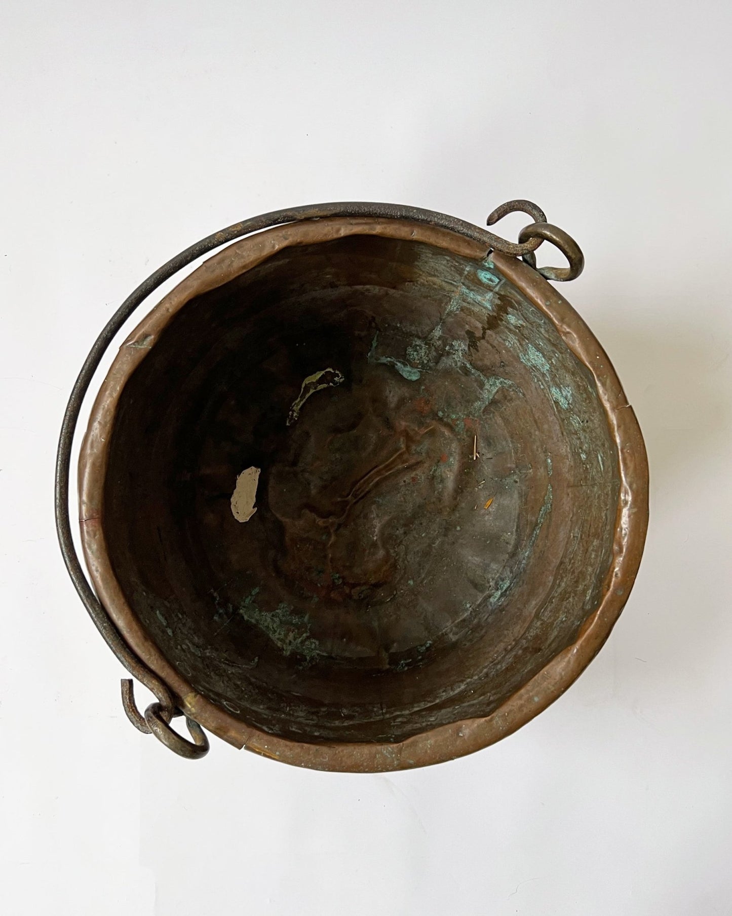 Antique Copper coal / log bin - Room Four