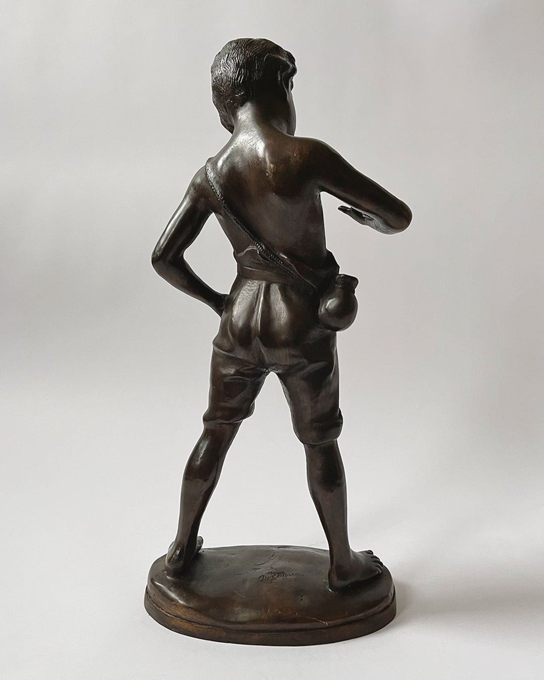Antique French Bronze Boy - Room Four