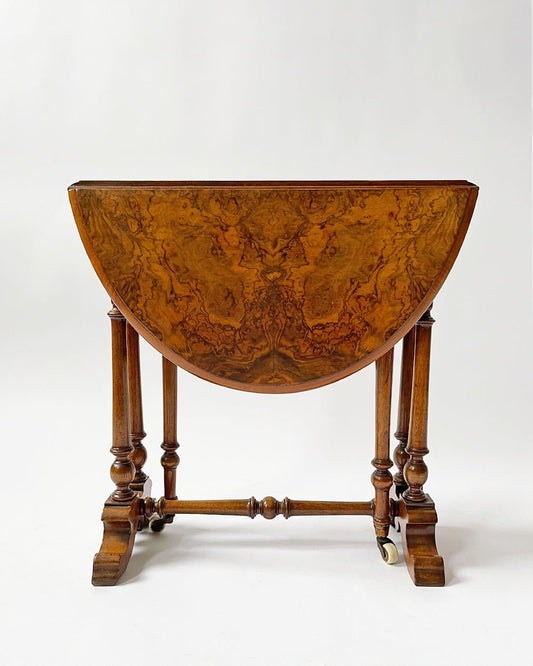 "Baby" Walnut Sutherland Table circa 1880 - Room Four