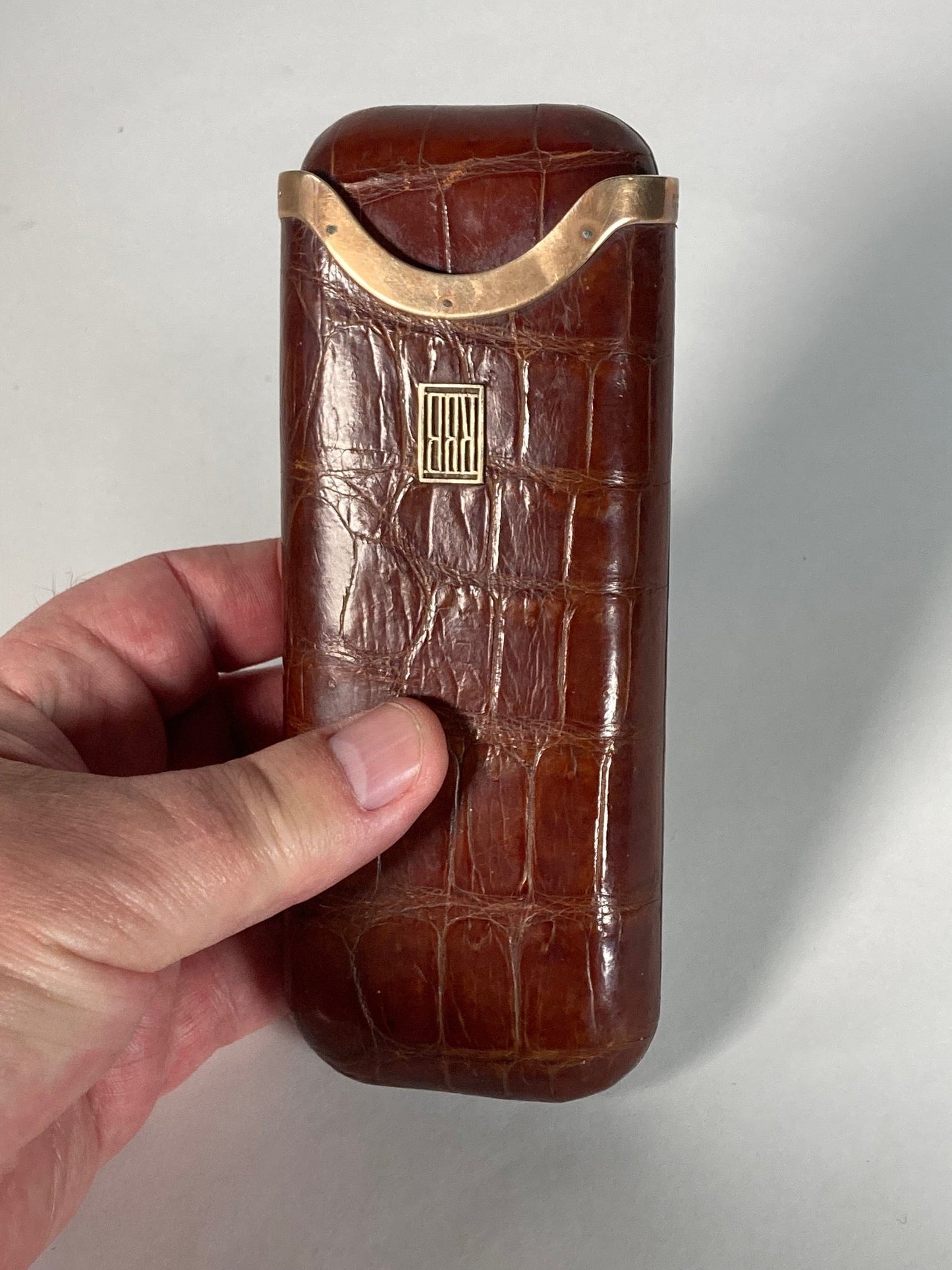 Crocodile Skin Cigar Case - Asprey, London - Room Four