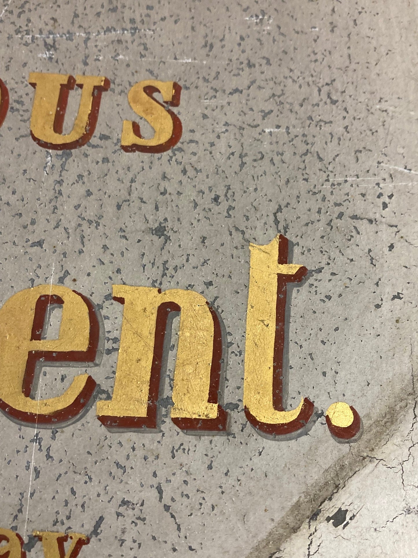 French Religious Sign (i) - Room Four