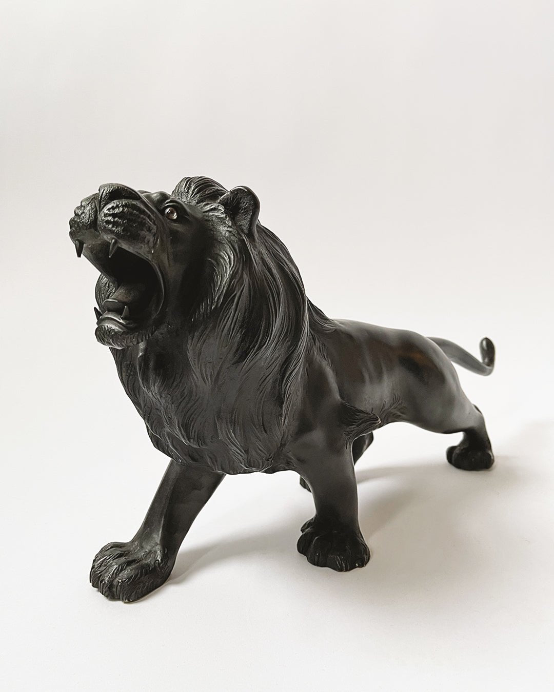 Meiji Period Bronze Lion - Room Four