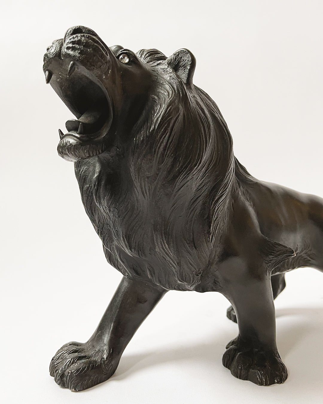 Meiji Period Bronze Lion - Room Four
