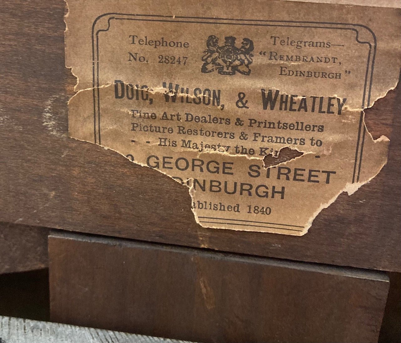 SOLD - 19th century Framed Oil Painting On Canvas - “The Edinburgh Lawyer” Norman Macbeth RSA - Room Four