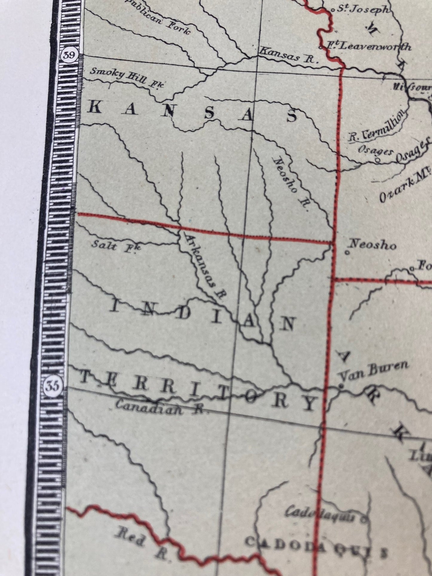 United States - 1863 Map - Room Four
