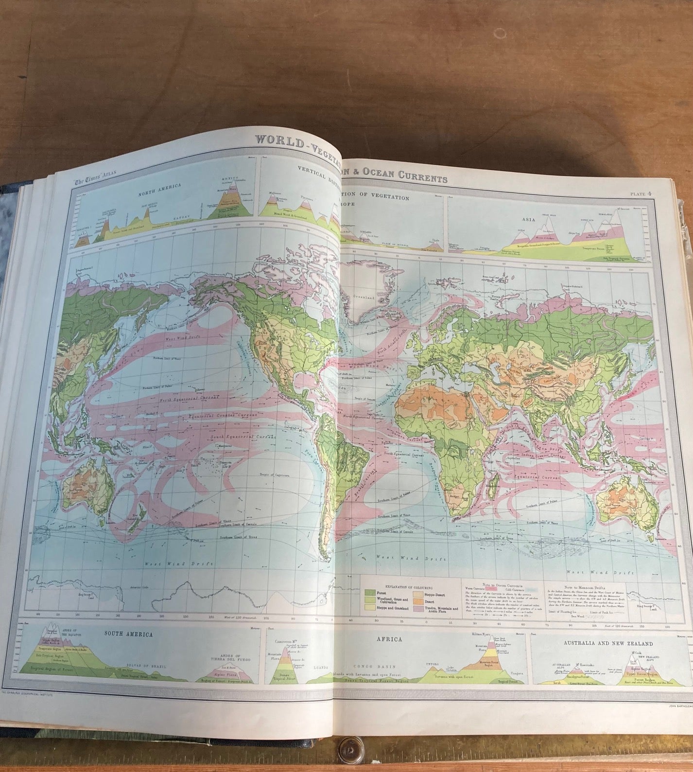 WORLD ATLAS, SELFRIDGE EDITION, 1922 - Room Four