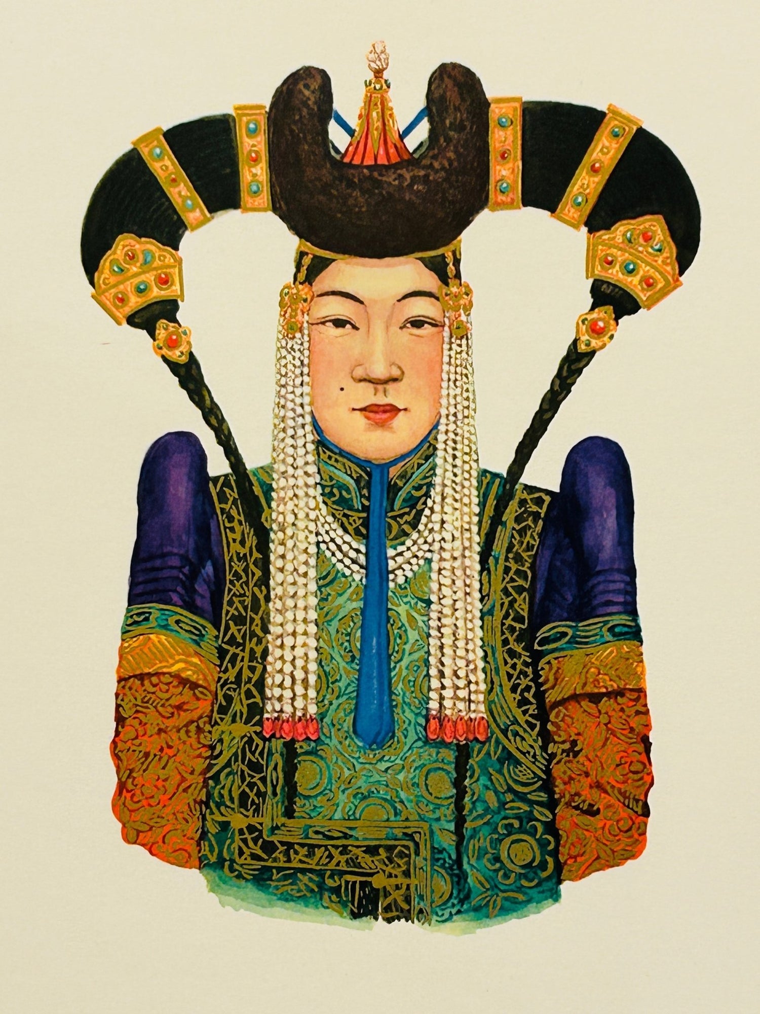 Ethnographic - Room Four - Mongolian Wall Art Costumes 