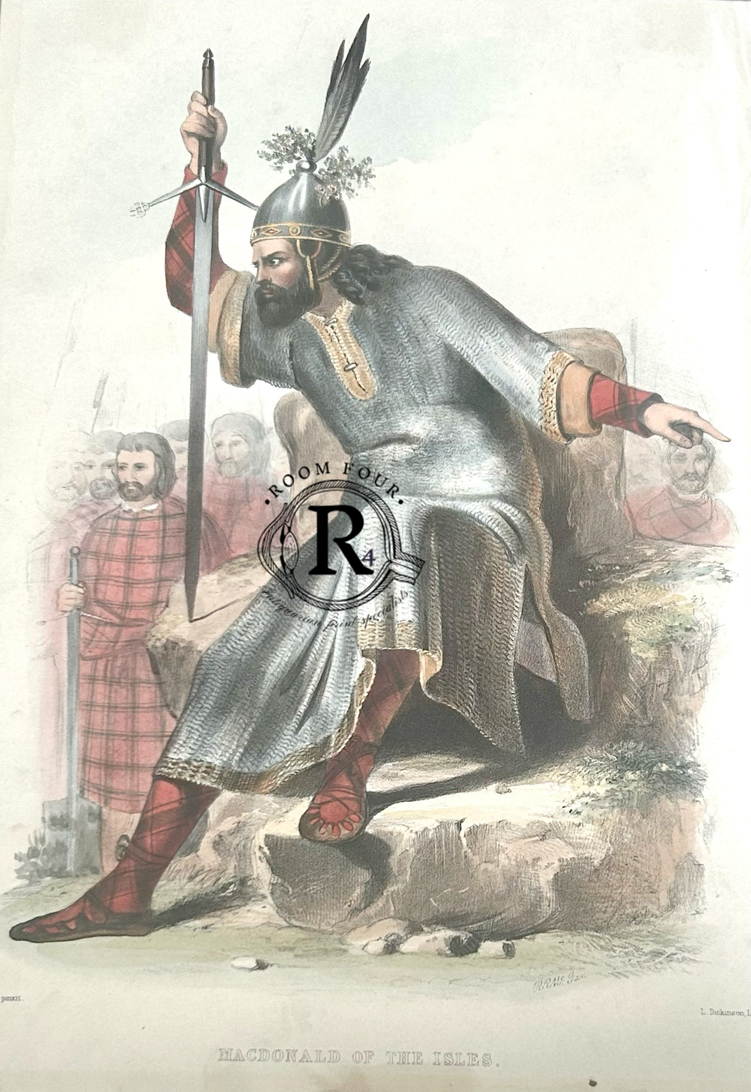 Scottish Clan Art Originals - The Clans of Scotland - Room Four