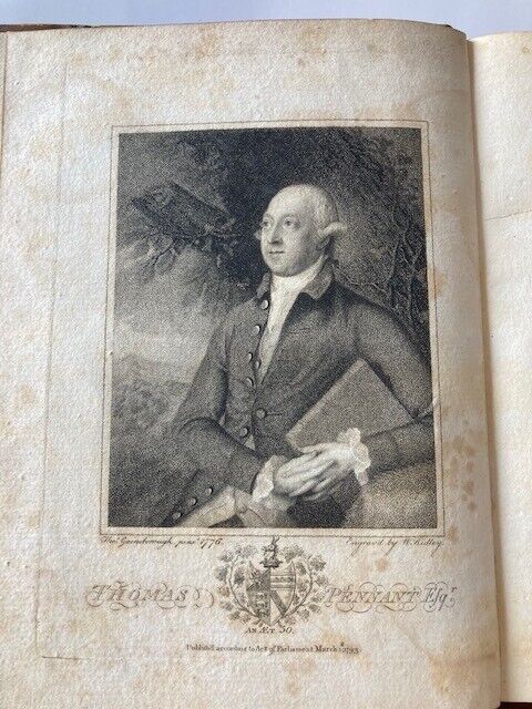 RARE ANTIQUE BOOK The Literary Life of Thomas Pennant Esq by Himself