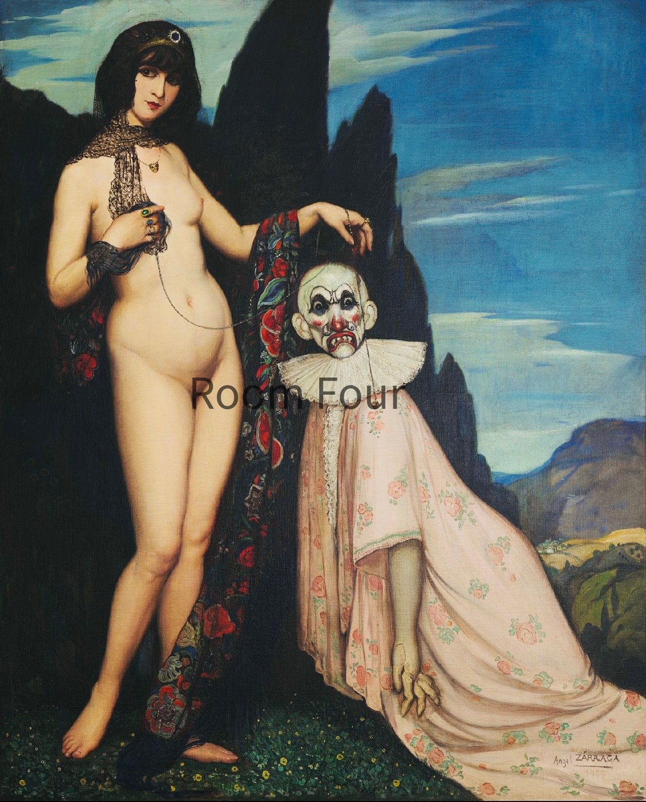 The Woman and the Puppet"   – Ángel Zárraga |Digital Wall Art Print Mexican c 1900