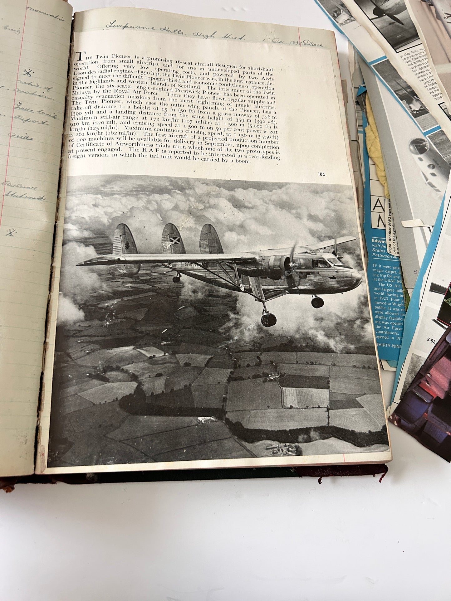 Vintage Military Aircraft Scrapbook – WWII & Jet Collector’s Ledger