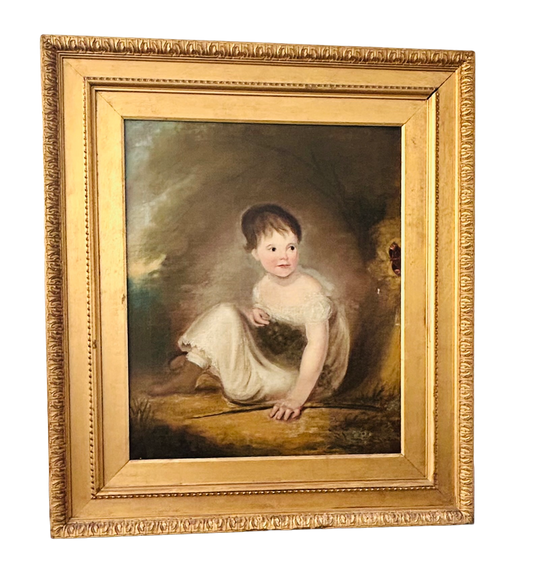 Regency Portrait of a Young Girl – Early 19th Century – Circle of Henry Raeburn