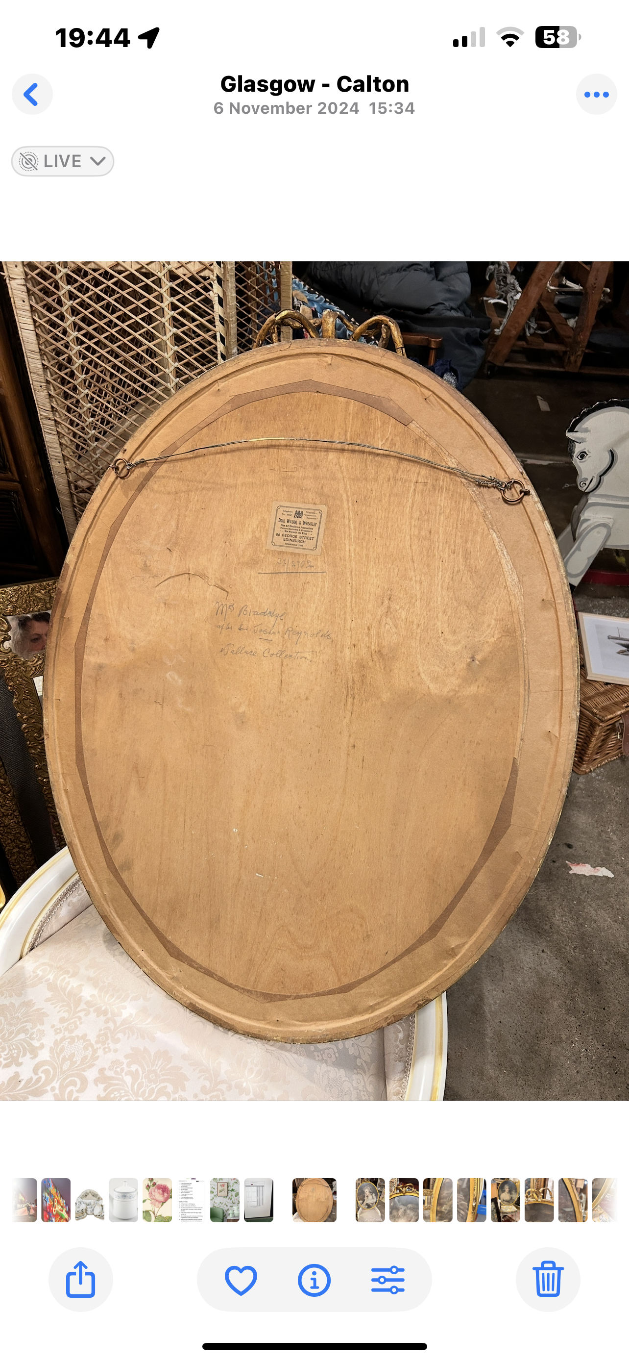 Antique Oval Portraits of Aristocratic Women – Gilt Ribbon Frames 20th Century - Reynolds & Raeburn