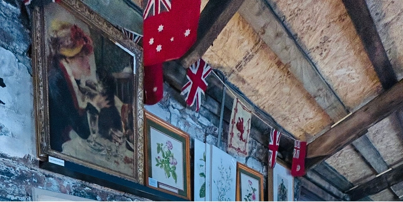 Vintage Impressionist Oil Painting – Woman with Dog – Framed by K.J. Bredon’s Bookshop Brighton