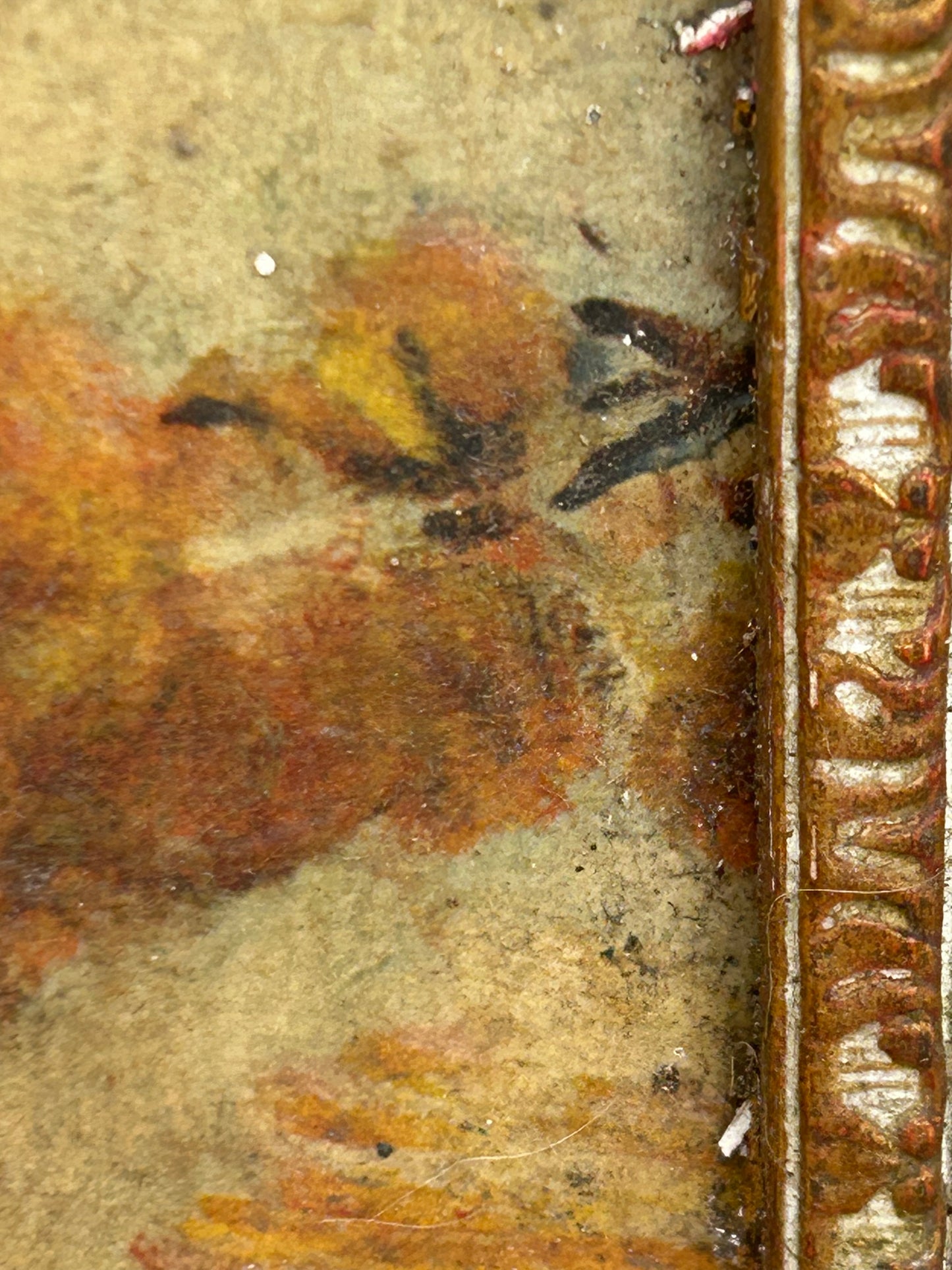 Vintage Impressionist Oil Painting – Woman with Dog – Framed by K.J. Bredon’s Bookshop Brighton